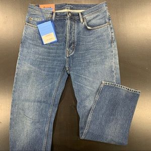 NWT Acne Studios Bla Konst Land Straight-Leg Jeans.